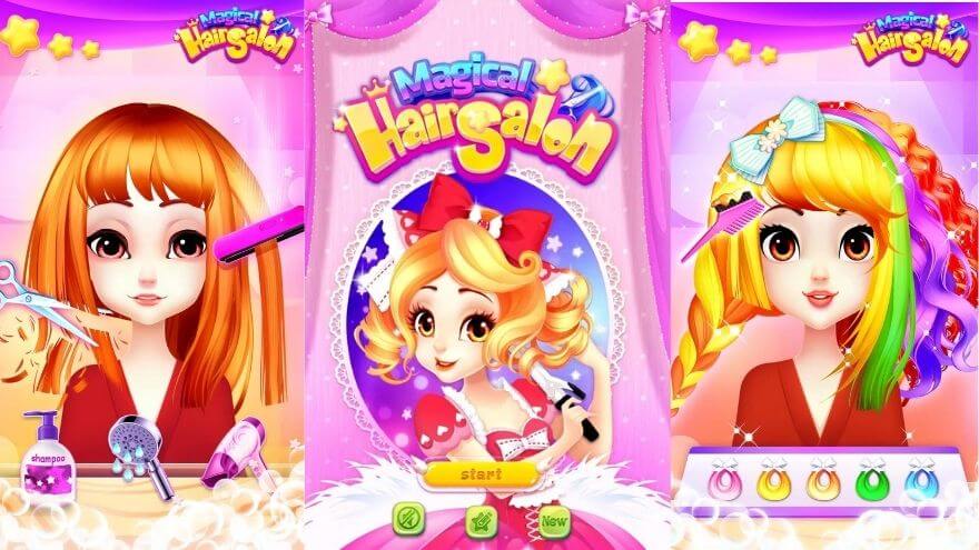 Best Free Girl Games for iPhone/iPad in 2022: Magical Hair Salon