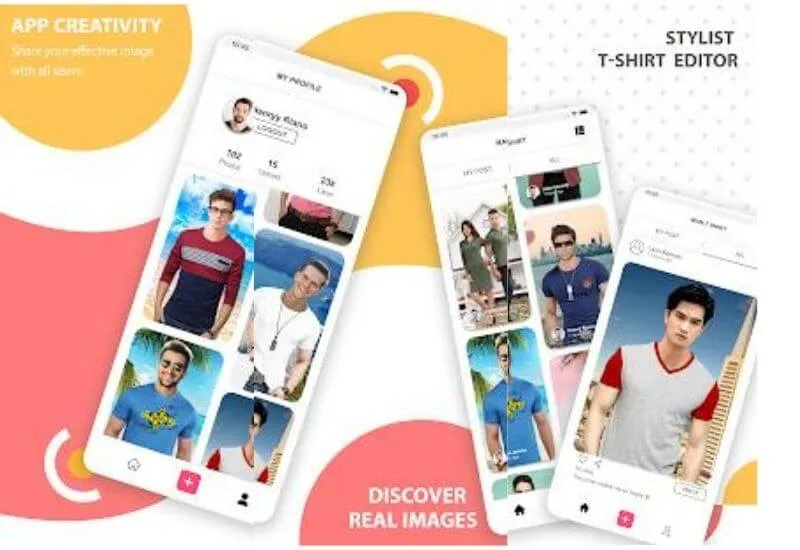 T-Shirt Design Apps for Android: Man T-Shirt Photo Editor