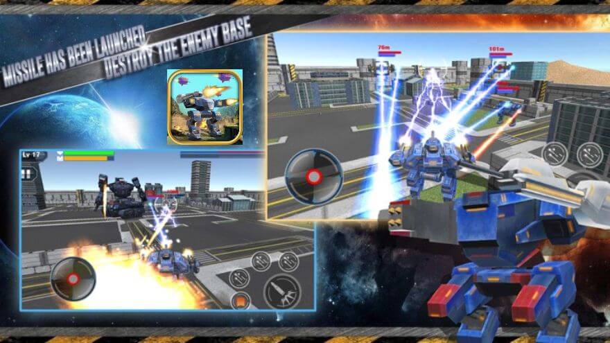Best Robot Games for Android: Robot Strike 3D