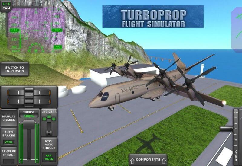 Best Airplane Simulator Games: Turboprop Flight Simulator 3D