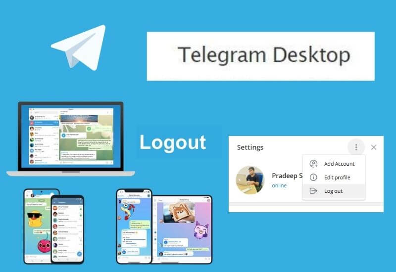 How to Logout Telegram Web From Desktop - 5 Steps