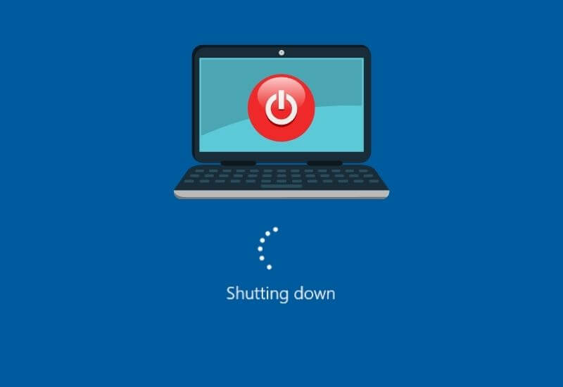 How to Overcome Laptop Can't Turn Off (Shutdown) - Solved