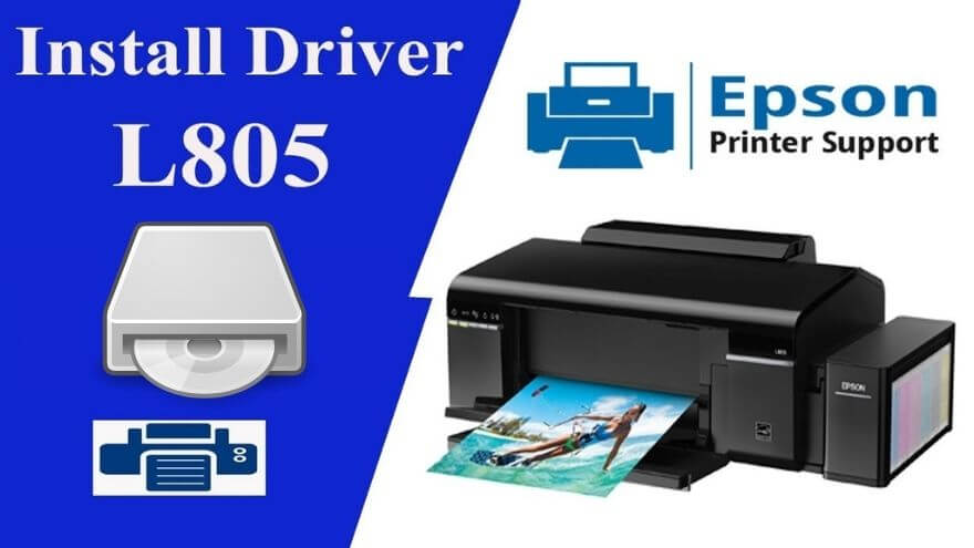 How to Easily Install Epson L805 Printer - CD Drive