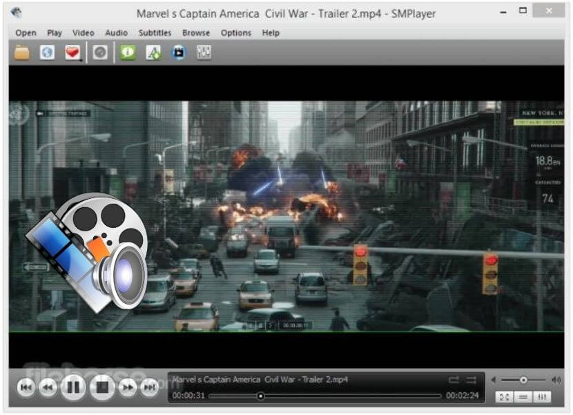 Best Free Video Player: SMPlayer 