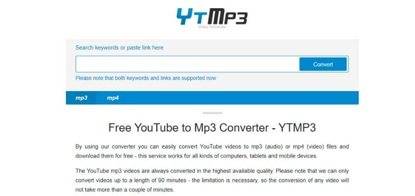 11 best options to download music from youtube : YTmp3