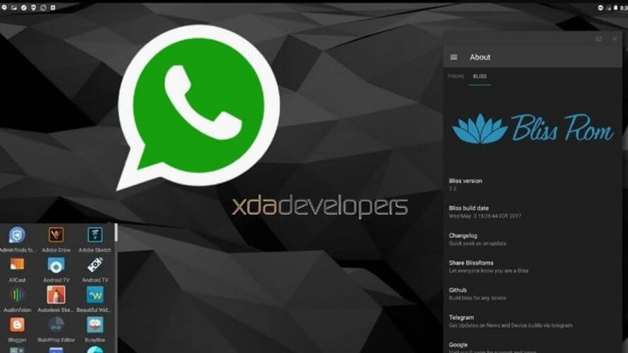 WhatsApp Video Call on Laptop: Bliss Emulator