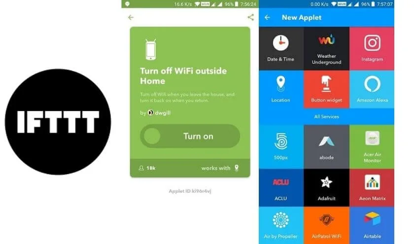 IFTTT - automation & workflow - Tasker Alternative