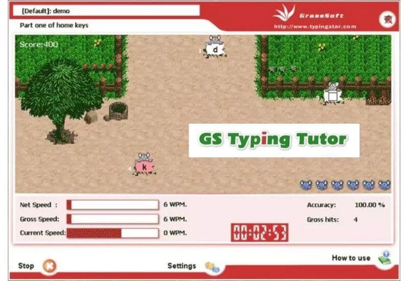 Best Typing Software for PC: GS Typing Tutor