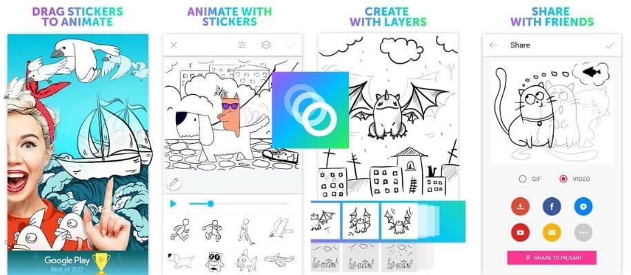 Best Free 3D Animation Apps: PicsArt Animator, GIF and Video
