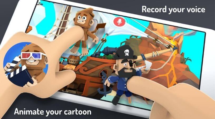 Best Free 3D Animation Apps:  4. Toontastic 3D