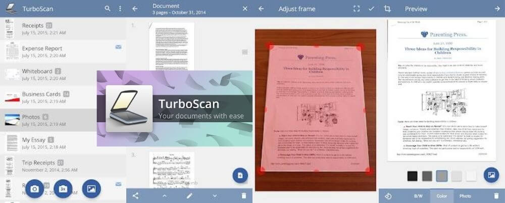 Best Free Image Scanner Apps: TurboScan