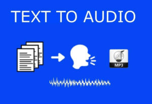 How to Turn Text into Audio Mp3 Converter Free