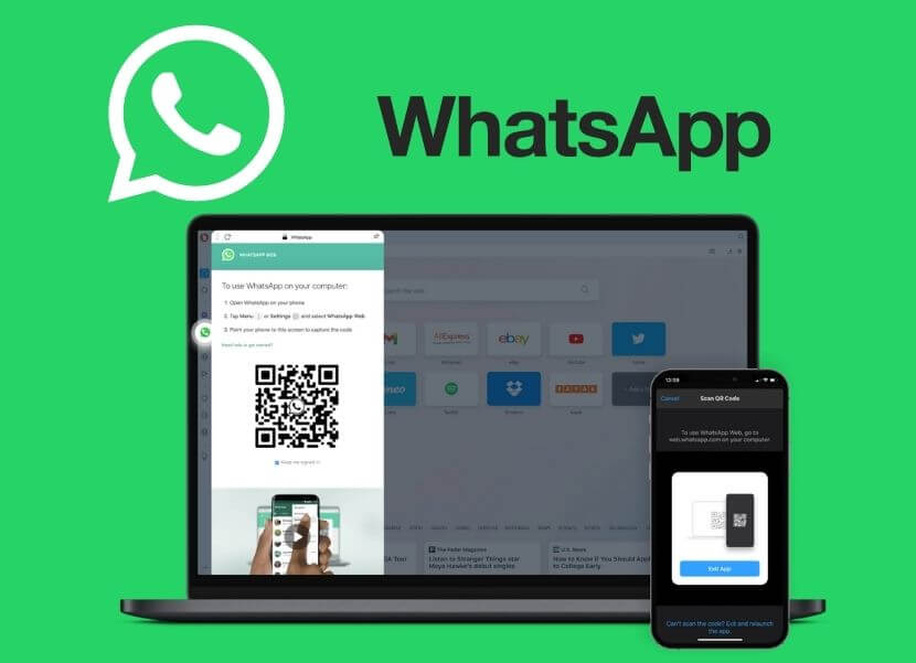 WhatsApp Video Call on Laptop