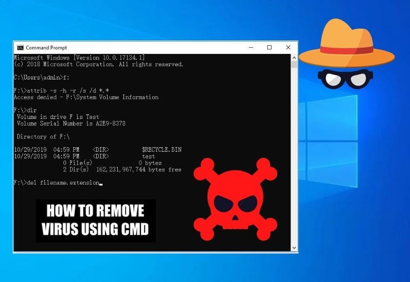 How to Remove virus with CMD Windows 10