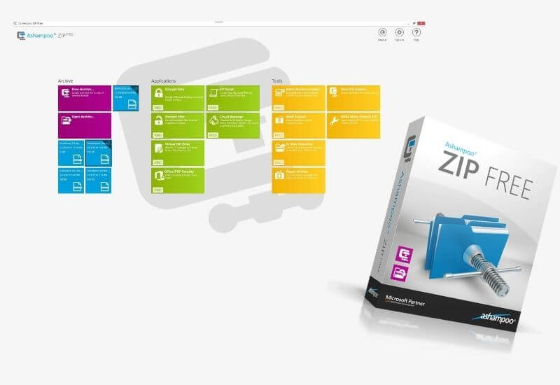 Best WinZip Alternatives:  Ashampoo ZIP 