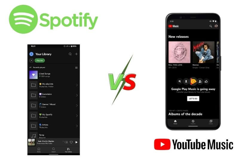 Spotify vs YouTube Music 1