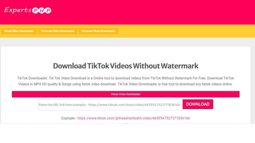 Download Tiktok Sound with PHP Experts