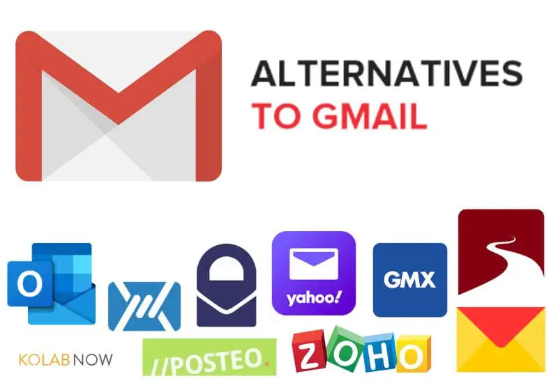 Best Alternatives to Gmail like protonmail, Zoho, Yahoo