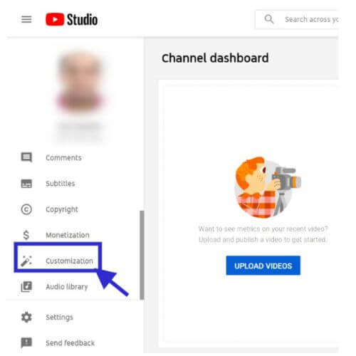 Customization youtube Channel 1