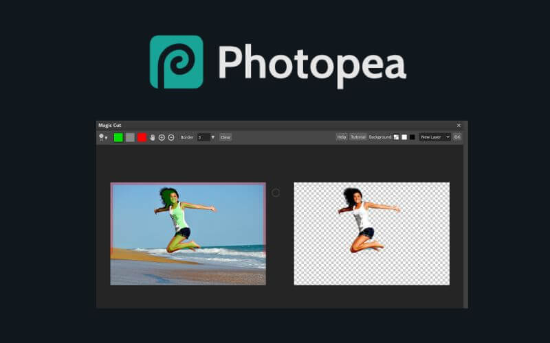 How to Remove Background in Photopea