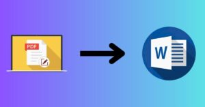 Transforming PDFs into Word Documents