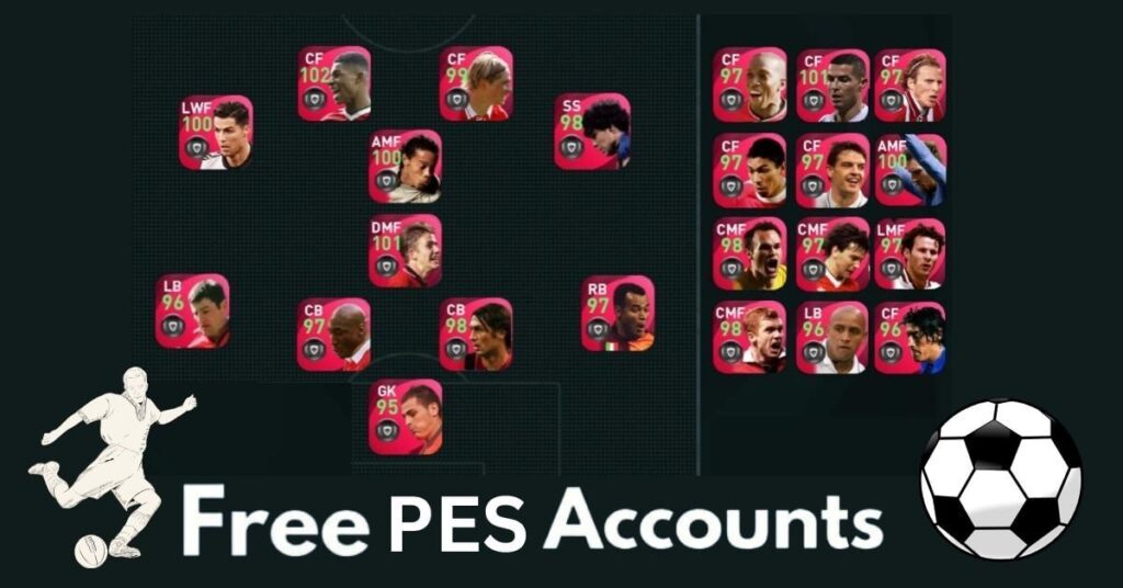 Free eFootball PES Accounts 2023