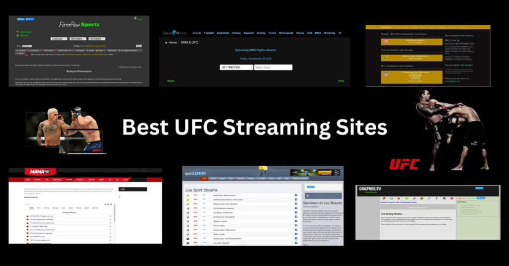 Best UFC Streaming Sites
