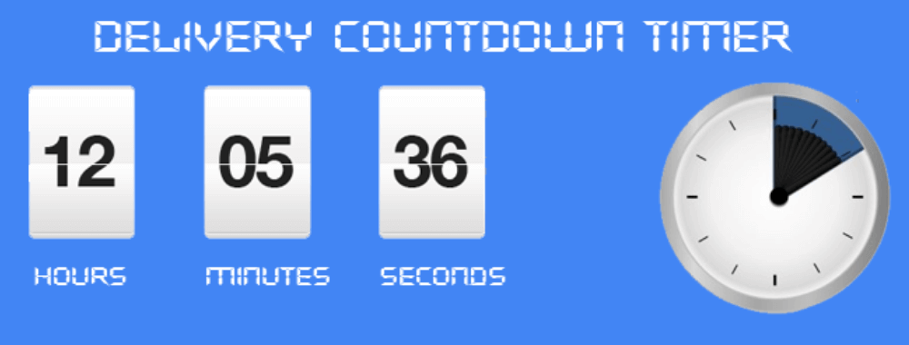 Delivery Countdown Timer