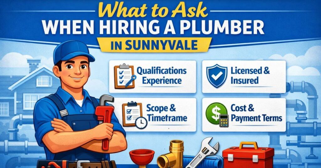 Homeowners: What to Ask When Hiring a Plumber in Sunnyvale
