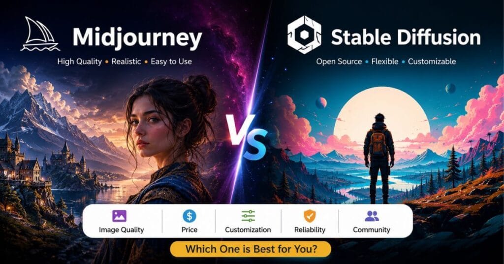 Midjourney vs Stable Diffusion: Which One Best For You?