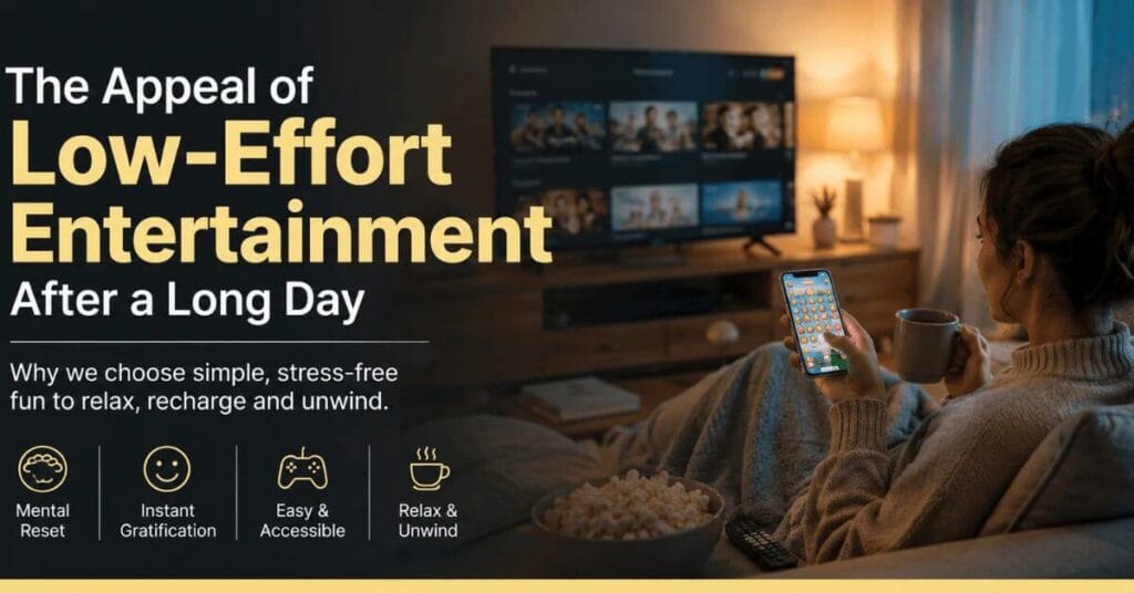The Appeal of Low-Effort Entertainment After a Long Day