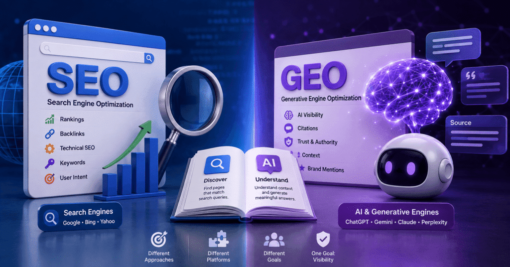 GEO vs SEO: Complete Guide to AI Search Optimization in 2026