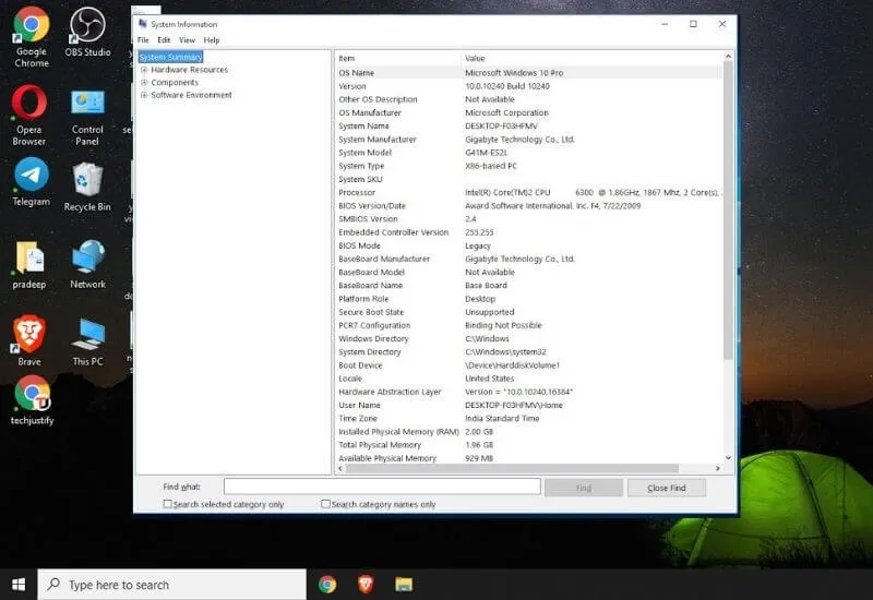 How to find out laptop and computer specifications