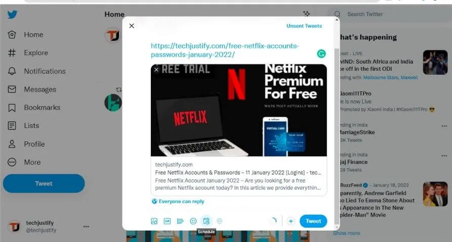 How to Set a Twitter Posting Scheduled Tweet [2022]