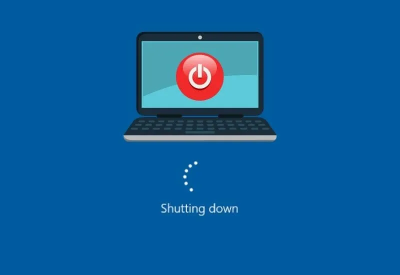 How to Overcome Laptop Can't Turn Off (Shutdown) - Solved