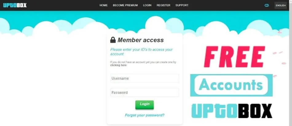 Free Uptobox Premium Account 2022