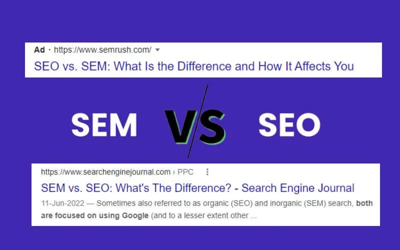 SEM vs SEO