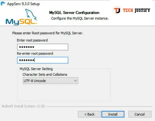 Configure MySQL