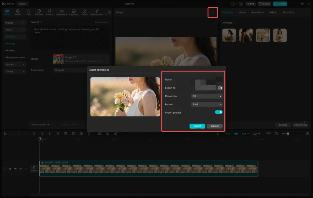CapCut AI Image Generator