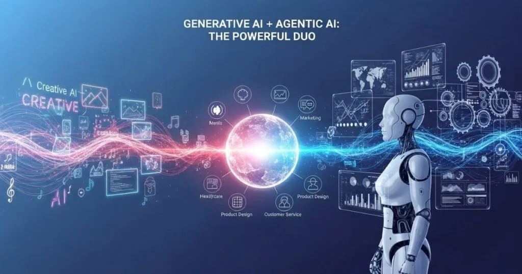 The Powerful Duo: Generative AI and Agentic AI Working Together